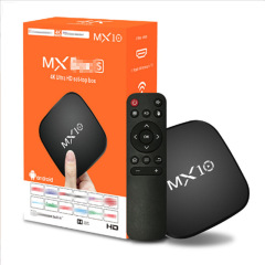 Mx10セットトップボックスrk3228 aアンドロイド10テレビボックス4k hd wifiプレーヤーtv box