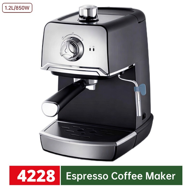 Semi-Automatic Espresso Machine Cappuccino Coffee Maker for Home Use Pump-Type Steam Milk Frother Coffee Machine Cross-Border Model Semi-Automatic Espresso Machine Cappuccino Coffee Maker for Home Use Pump-Type Steam Milk Frother Coffee Machine Cross-Border Model