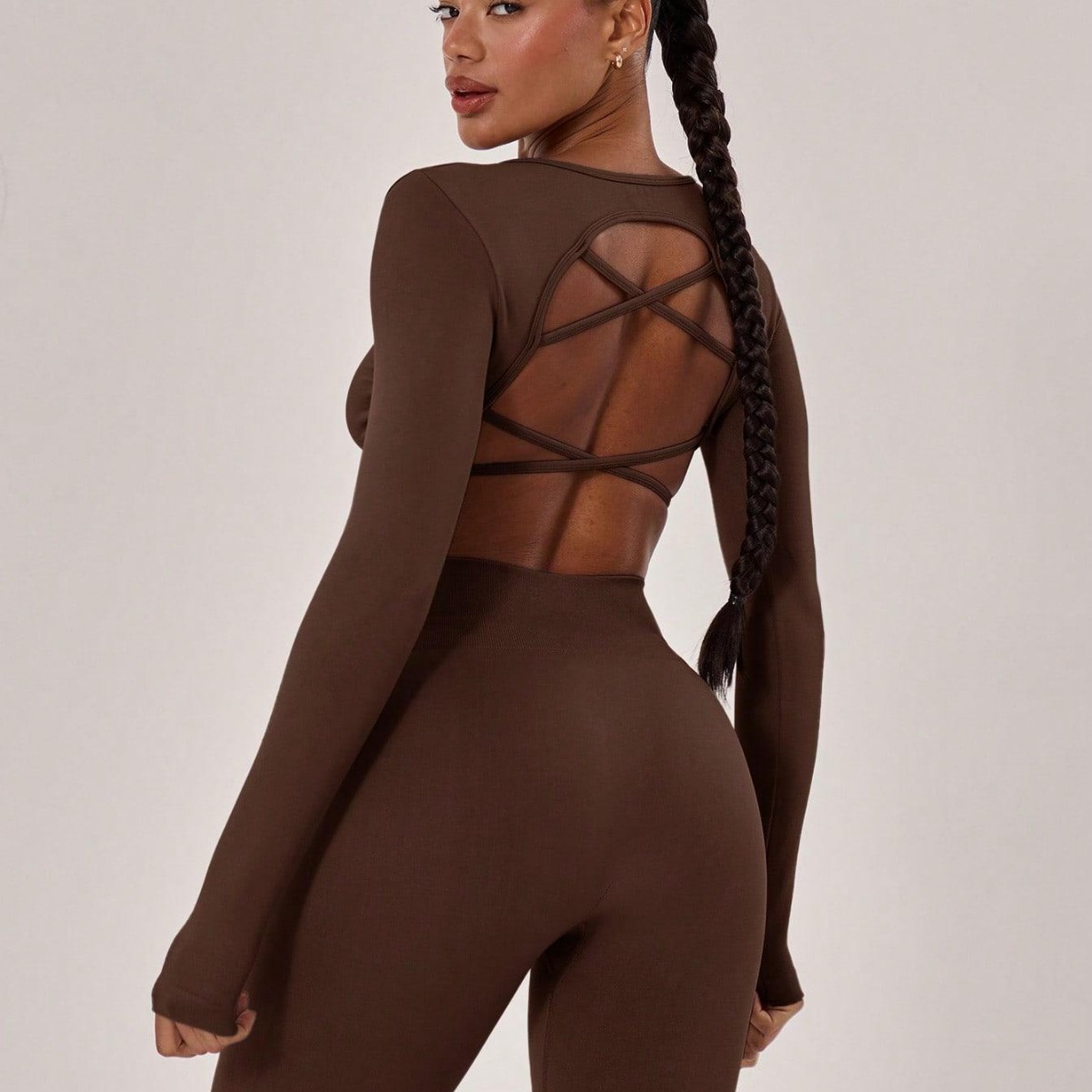 Bella ropa de yoga, ropa de yoga, pantalones de manga larga, ropa deportiva al aire libre, ropa deportiva de lu lu
