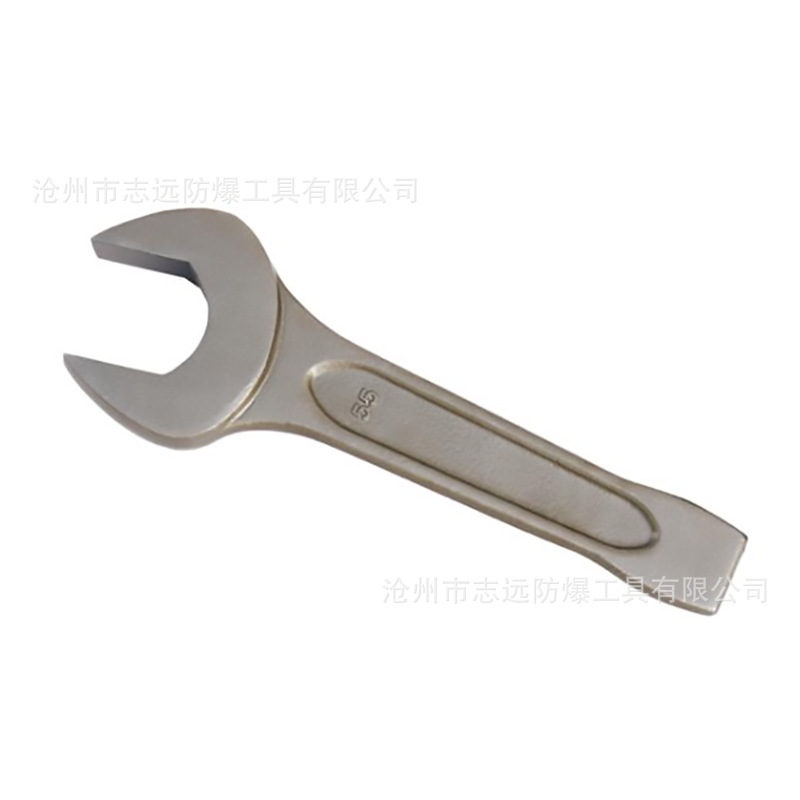 DIN133德标40铬材质22-150mm敲击开口扳手大规格敲击呆扳手