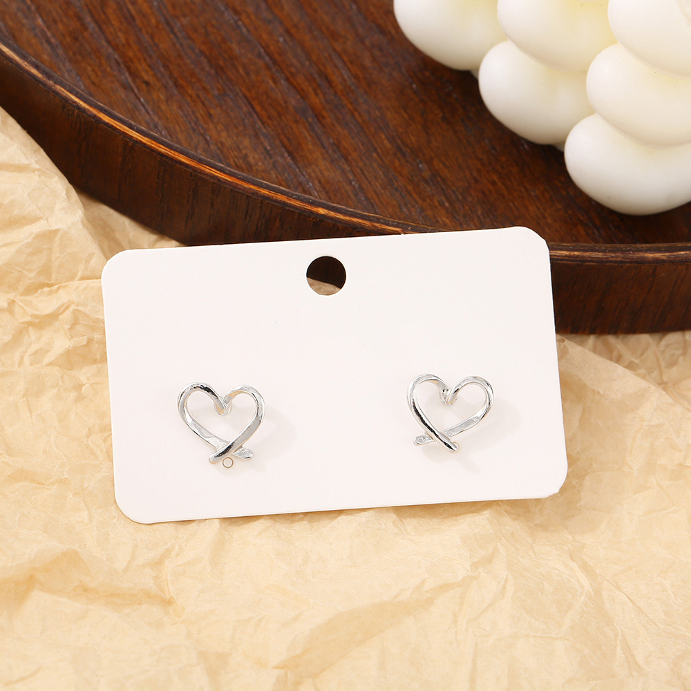 Earrings Classification 1 Pair Casual Simple Style Flower Bow Knot Inlay Alloy Rhinestones Earrings