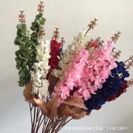 三叉风信子飞燕草千代兰单枝风信子  紫罗兰婚礼路引布置假花绢花