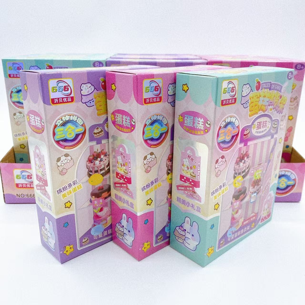Niños juguetes caseros pastel precio de entrega ensamblaje 3 - en - 1 puzzle tridimensional interactivo divertido puzzle al por mayor