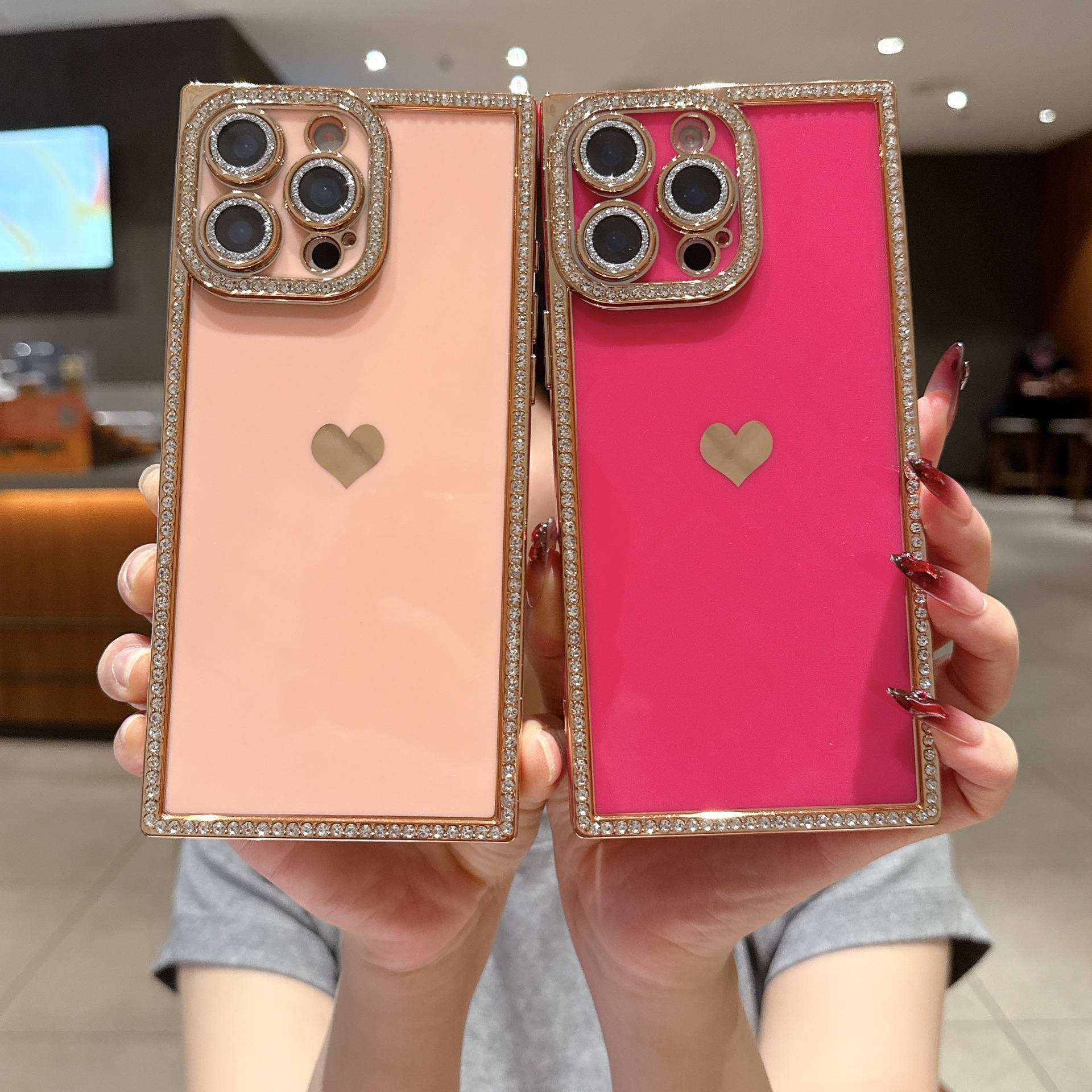 Coque Iphone 17 Avec Bordure Électroplaquée Miroir Anti-chute_voghion.com