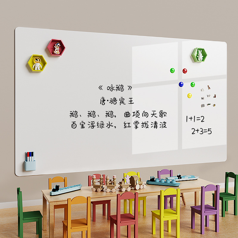 磁気ホワイトボードの壁を厚くして、子供の落書きを取り除くことができます。|undefined
