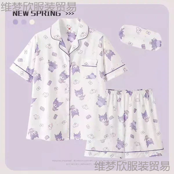 Thailand Crayon Shin-Chan Pajamas Women's Summer New Short-Sleeved Shorts Ins Japanese Style Student Home Wear Set
