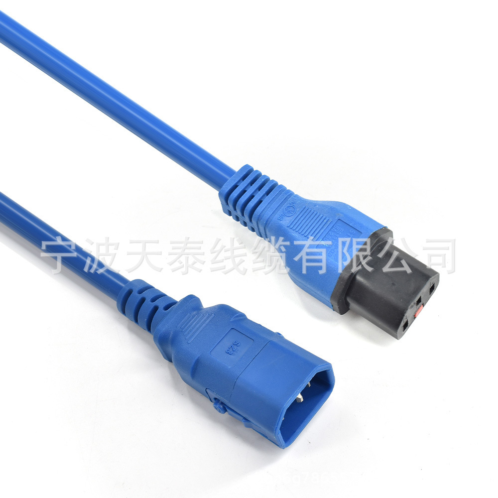 C13-C 14电源线三插芯孔电源延长线PDU电脑品字尾连接线C13转C14