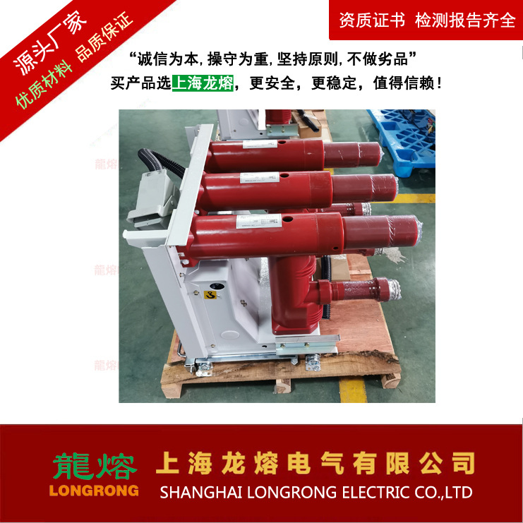高压中置固封式真空负荷开关VZF(R)-12 真空负荷开关上海龙熔电气