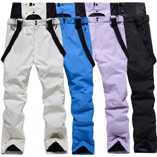 ski keep warm waterproof windproof trousers for men and women
