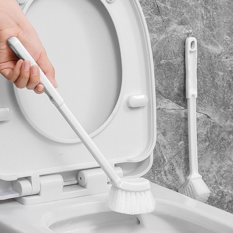 Toilet Brush With Long Handle And Wall Mount For Deep Cleaning_voghion.com