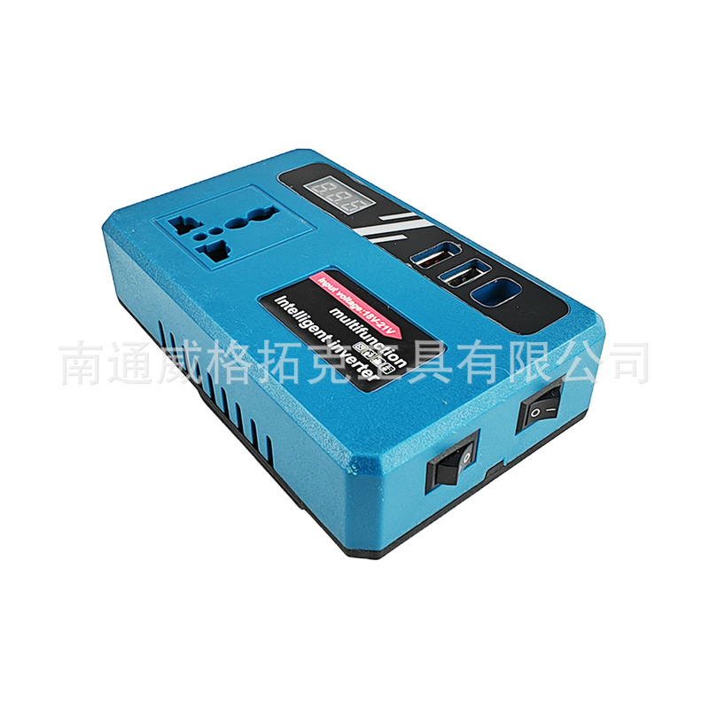 跨境亚马逊速卖通爆款21V锂电220V逆变器LED灯USB/Type-C牧田插脚|undefined