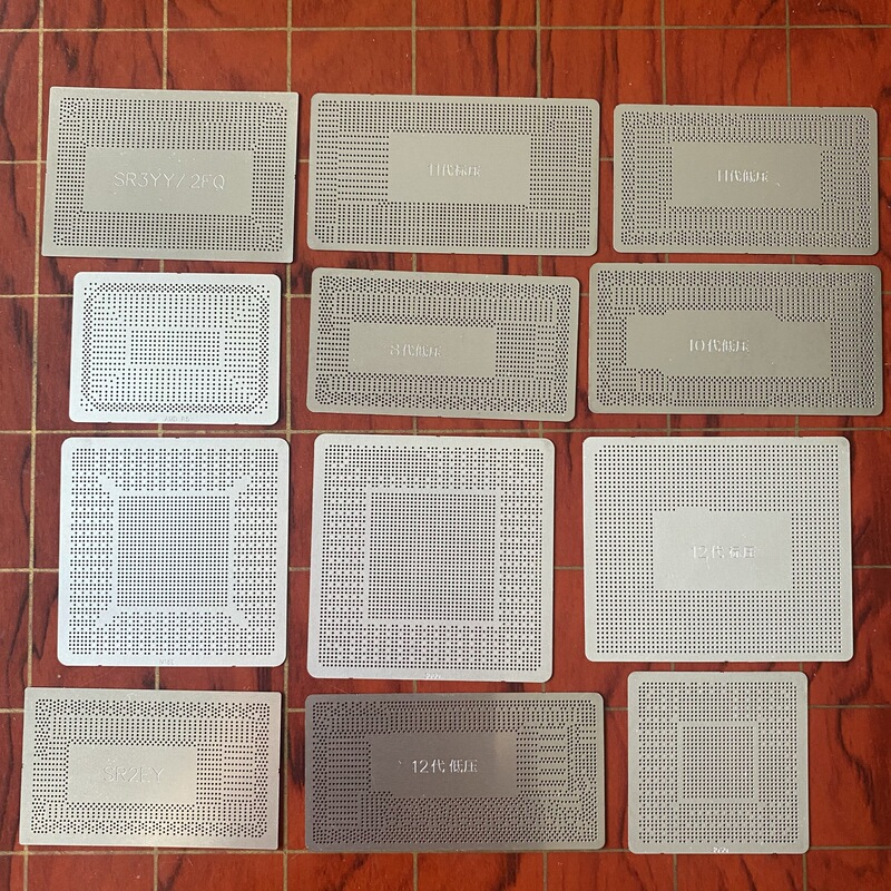 Notebook Motherboard Printed Tin Paste Steel Mesh Scraper Tin Paste Am5 Sr2Ey N18E 3060 Srk01 10Th Generation 11