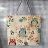 Cartoon shopping bag, capacious one-shoulder bag, Korean style