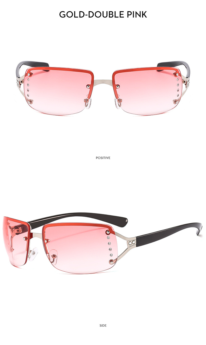 Y2k Square Sunglasses With Diamante Detail For Women_voghion.com