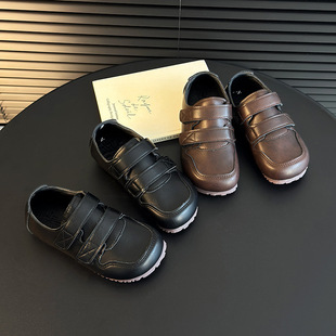 Children's Birkenth Shoes 2024 Autumn and Winter New Girls' Birkenth Cotton Shoes Baby Boys fleece-lined Two Cotton Bean Shoes Soft Bottom