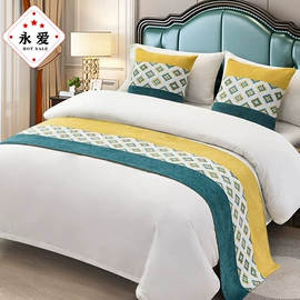 床旗、床尾巾;三件套;其他毛毯