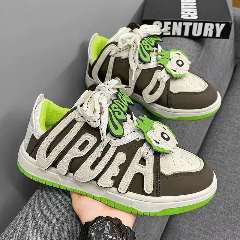 Совместное название кулуми хлебные туфли для мужчин и женщин нишевые высокие уличные туфли ретро повседневные национальные пары спортивных коньков