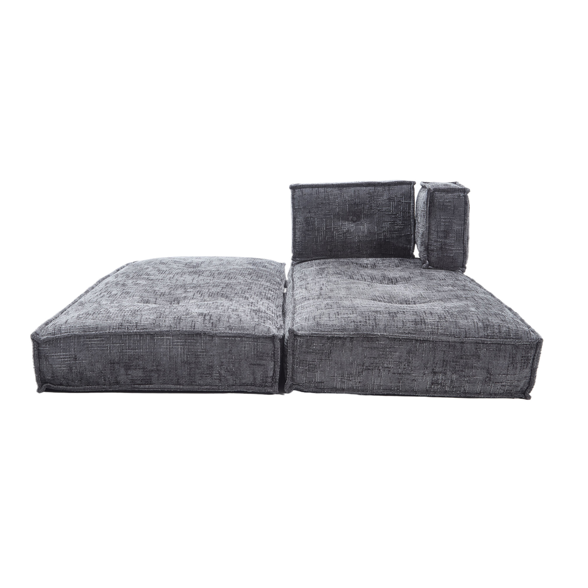 Red sofá cama plegable para sentarse y acostarse, sala de estar pequeña para el hogar doble de tres personas tela sofá módulo de estilo medieval image 2