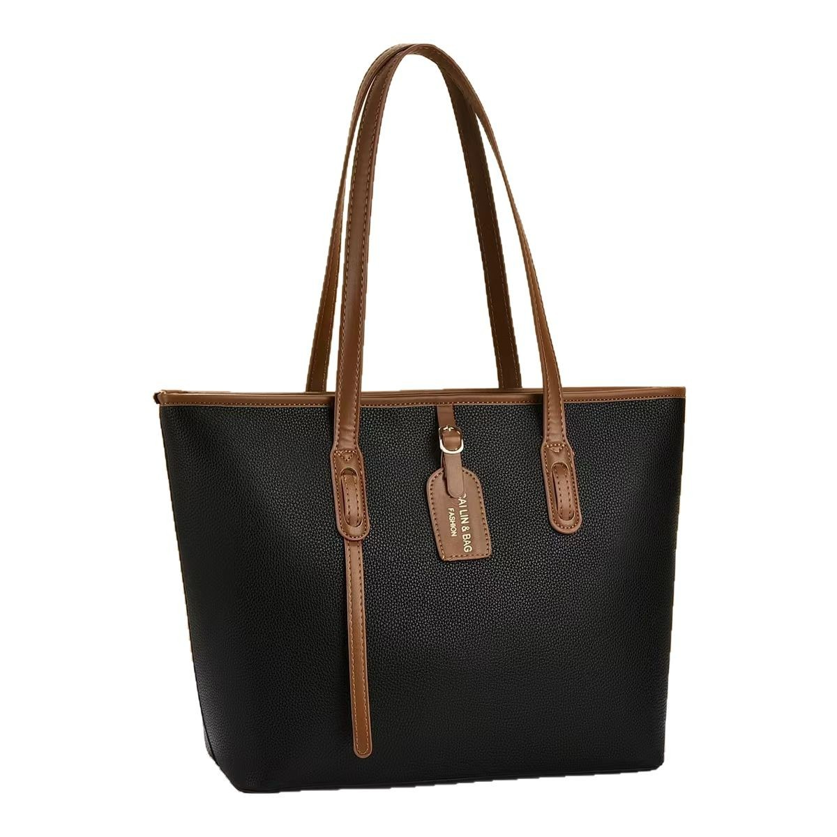 Nuevo estilo minimalista bolso de gran capacidad bolso de gran tamaño bolso de dama bolso de color sólido bolsas de mano versátiles