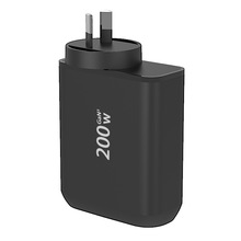 新款200W氮化镓PD充电器100w氮化镓2A4C适配器200W多功能4C2A直充