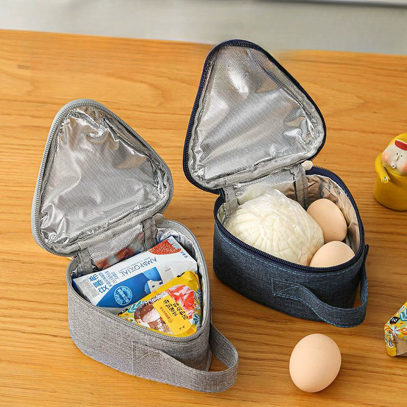 Тепловая сумка для завтрака маленький портативный алюминиевый фольга ланч-бокс для детей на работе