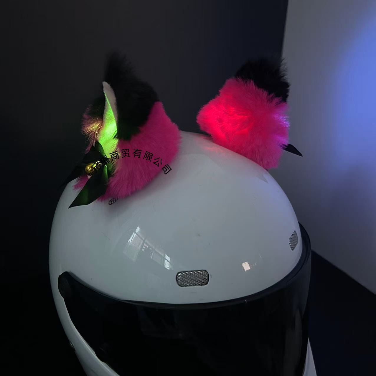Motorcycle Ski Helmet – Motuoche Auto Parts and Accessories - rose-ear-black-tip-with-bell-luminous
