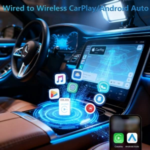 Apple Simsiz Carplay Ekran Güzgüləmə Cihazı Adapteri