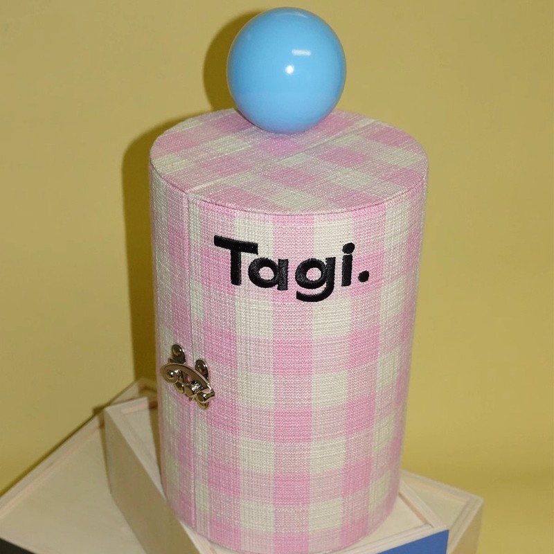 Tagi.机灵信号旋转桌面收纳复古大容量小众首饰盒化妆包|undefined
