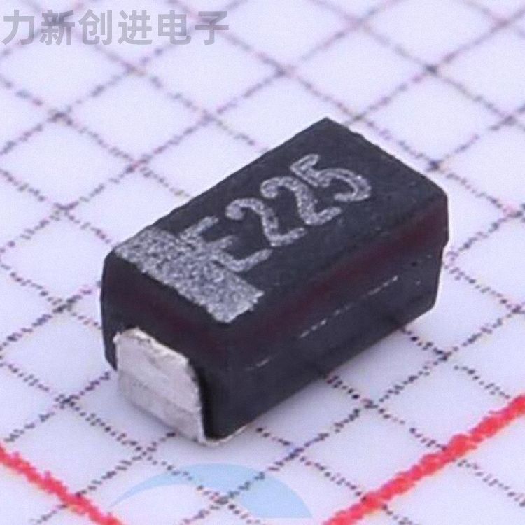 F931E225KAA描述2.2uF(225) ±10% 25V 钽电容