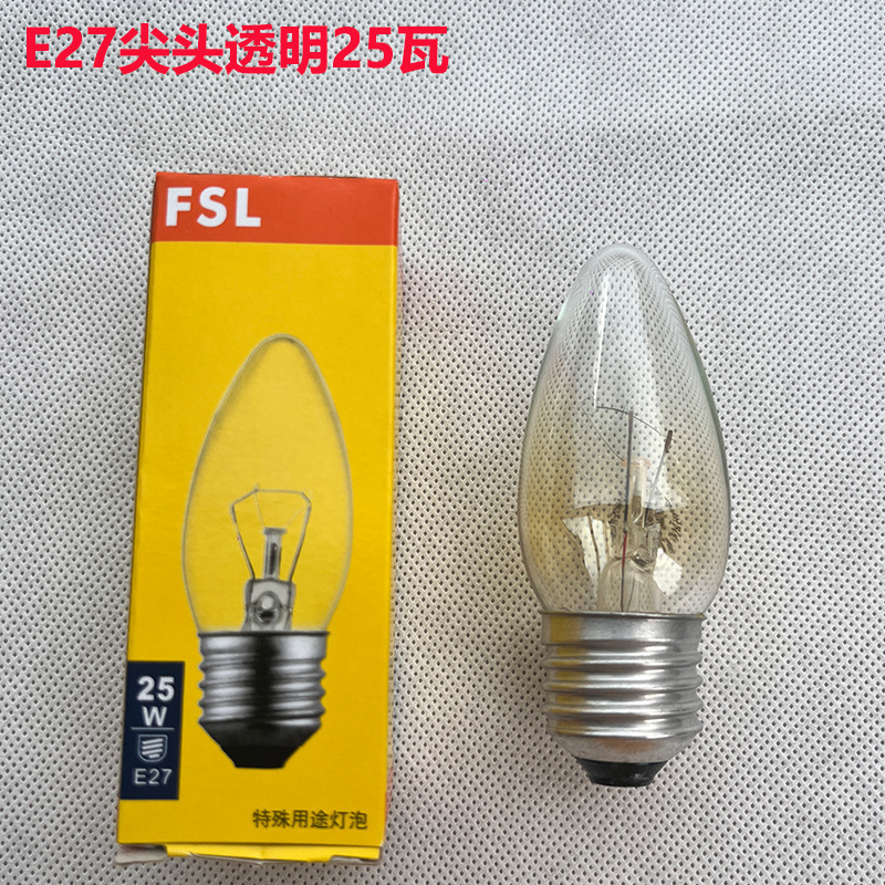 lámpara incandescente filamento de tungsteno atenuable esmerilado lámpara de tornillo de vela transparente