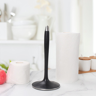 Weighted European and American Style Left-Facing Vertical Napkin Holder Japanese Kitchen Paper Towel Holder Roll Paper Shelf Storage Rack