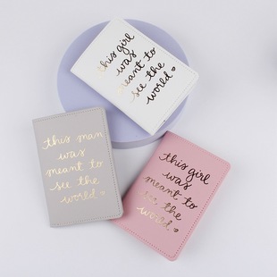Cross-border Pavilion ins aircraft travel identification bag, password protection case, password holder, PU fashion new products, spot manufacturers