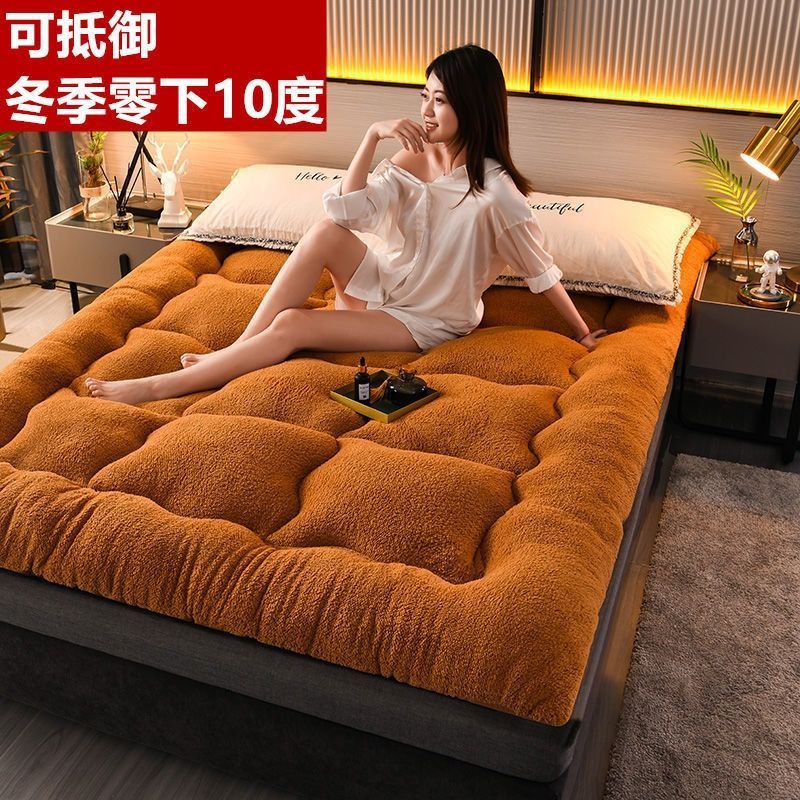 Antarctic Mattress Ultra-Thick Cashmere Tatami Non-Slip Dormitory Mattress Crib Winter Mat Quilt Bottom Home