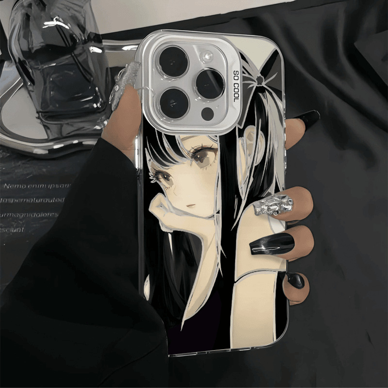 Thinking about girls for Apple 16PROMAX mobile phone case iPhone15 new Apple 14/13/12 universal