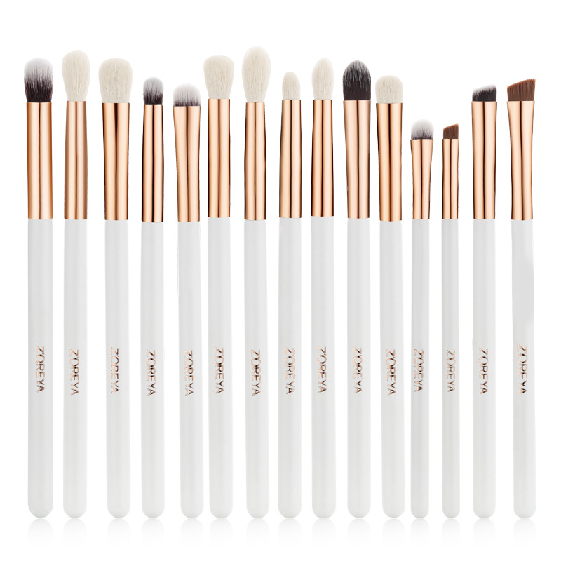 Fábrica personalizada de maquillaje transfronterizo maestro de cepillo de maquillaje conjunto especial de herramientas de belleza 25 cepillo de maquillaje conjunto completo de logotipo impreso