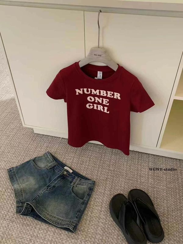 白色字母短袖t恤女夏季2025新款设计感掐腰修身显瘦高腰辣妹上衣|undefined