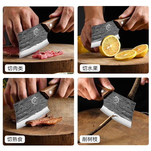Factory direct sales stainless steel forged fish killing knife kitchen multifunctional knife household food supplement fruit delivery