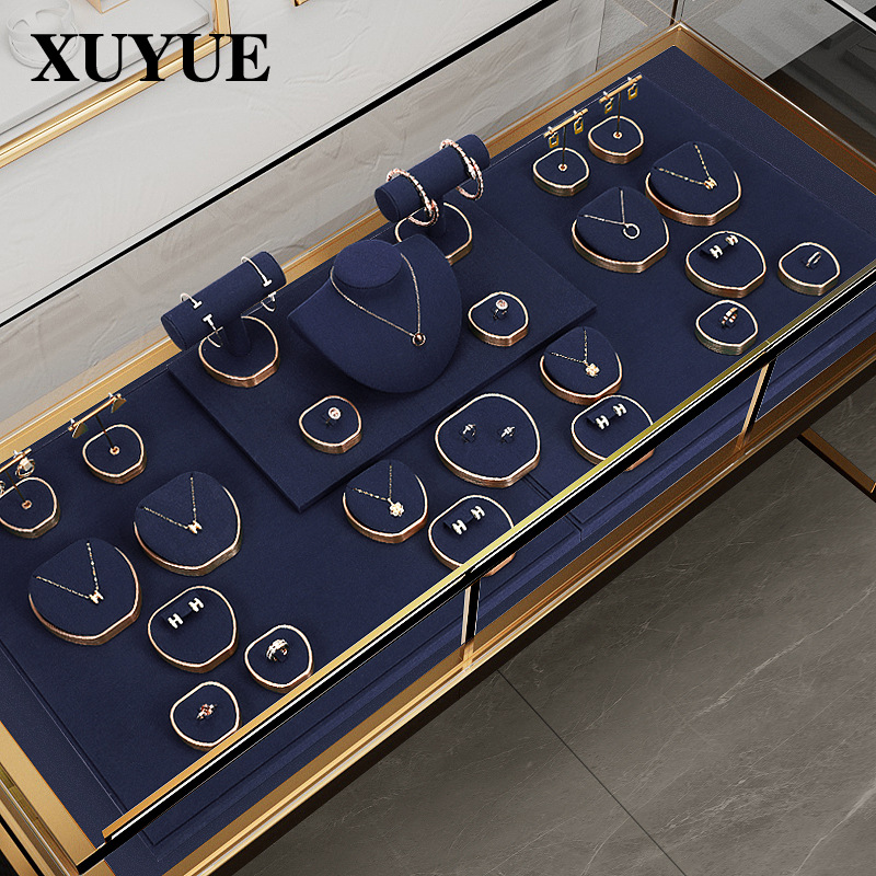 Display Stand for Xuyue New Blue Ultra-Fine Jewelry Accessories Earrings Bracelets Ear Decorations, Necklace, Ring, and Jewelry Display Props