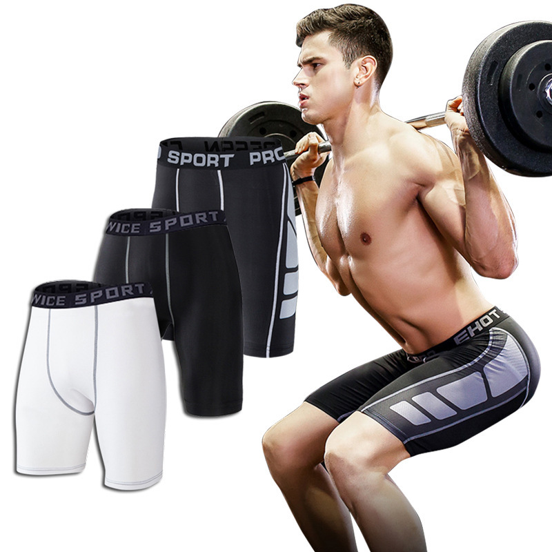 A generation of PRO sports tight shorts men's training quick-drying compression basketball football outdoor running cycling pants