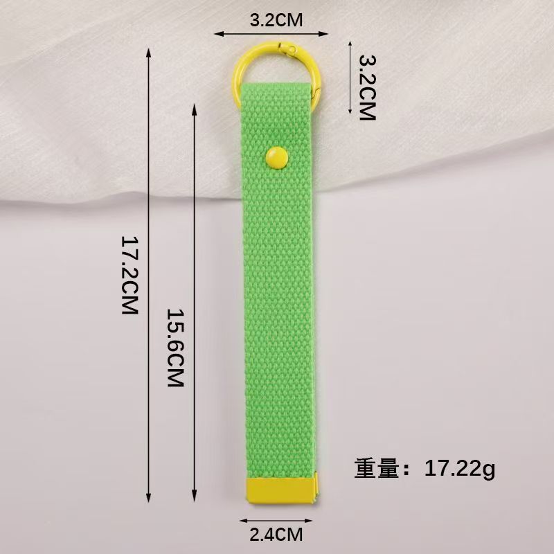 韩国色素DIY编织挂绳 彩色钥匙扣飘带刺绣涤纶吊绳水杯手机链斜挂