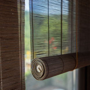 Bamboo curtain shutter household balcony shading curtain tea room partition bamboo Shutter Hotel B & B restaurant sunscreen bamboo curtain