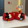Off-White [Pair of Ashtrays] Kiss Minnie and Mickey Large Style