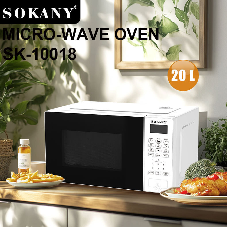 Electric Oven Microwave Oven Household Small Flat-Panel 20L Large-Capacity Inverter Microwave Oven
