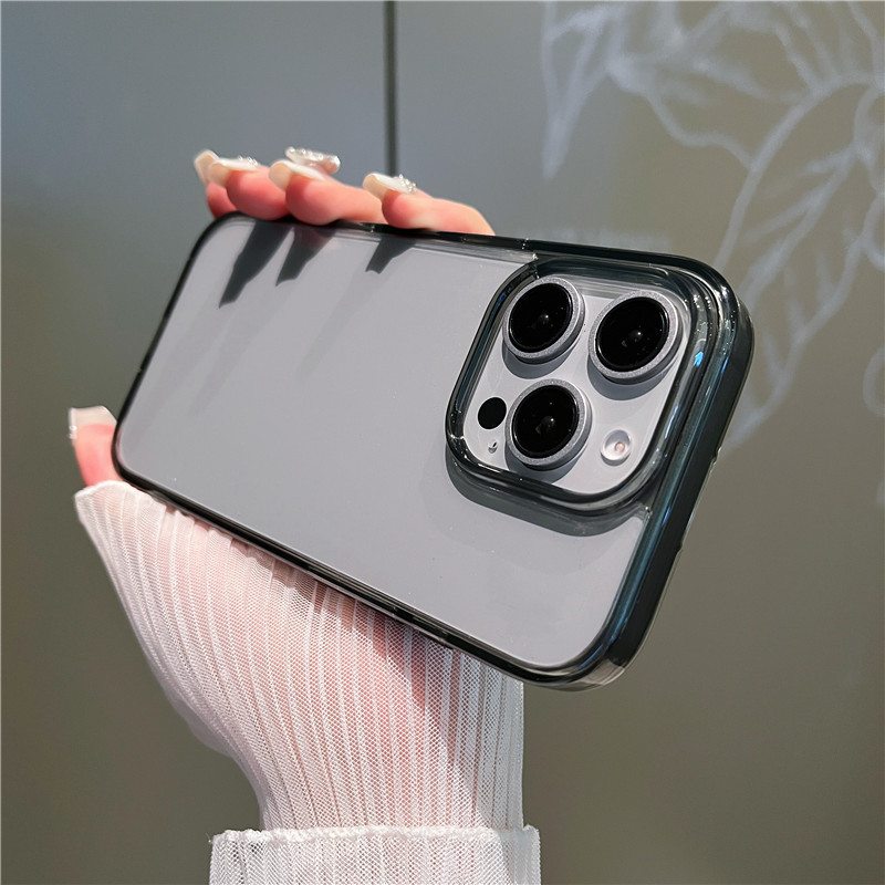 Suitable for Iphone16Promax with Camera Touch Button Mobile Phone Case Apple 16 Frosted All-Inclusive 16Plus Set
