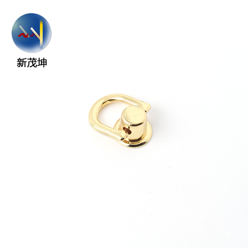 En stock con anillo Heshang cabeza colgante hebilla pistola negro pezón clavo colgante hebilla teléfono móvil Shell colgante hebilla joyero mango decorativo clavo