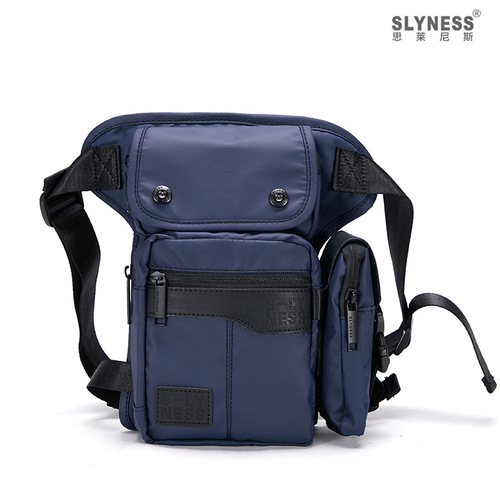 Cross-border exclusive men's chest bag, waterproof and wear-resistant, European and American sports leg bag, casual Oxford cloth fashion waist bag