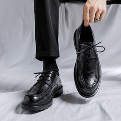 2022 Men's Suit Leather Shoes Autumn British Style Formal Business Casual Wedding Groom Shoes 99291-R