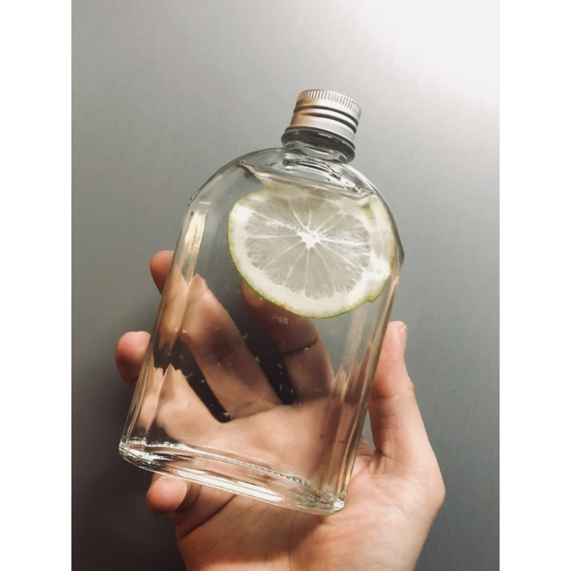 250ml Glass Small Wine Bottle Ice Drip Milk Tea Cold Brew Coffee Freshly Squeezed Juice Ins Transparent Sealed Jar with Lid