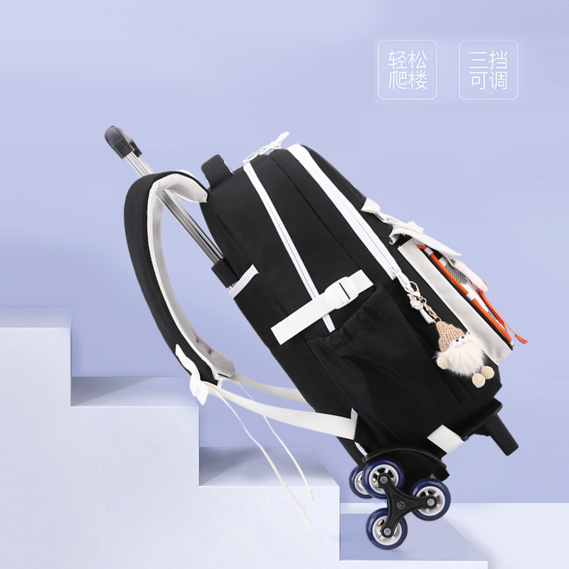 Mochila de pescado natural de gran capacidad para estudiantes de secundaria que escaleran escaleras en venta transfronteriza para estudiantes de primaria.