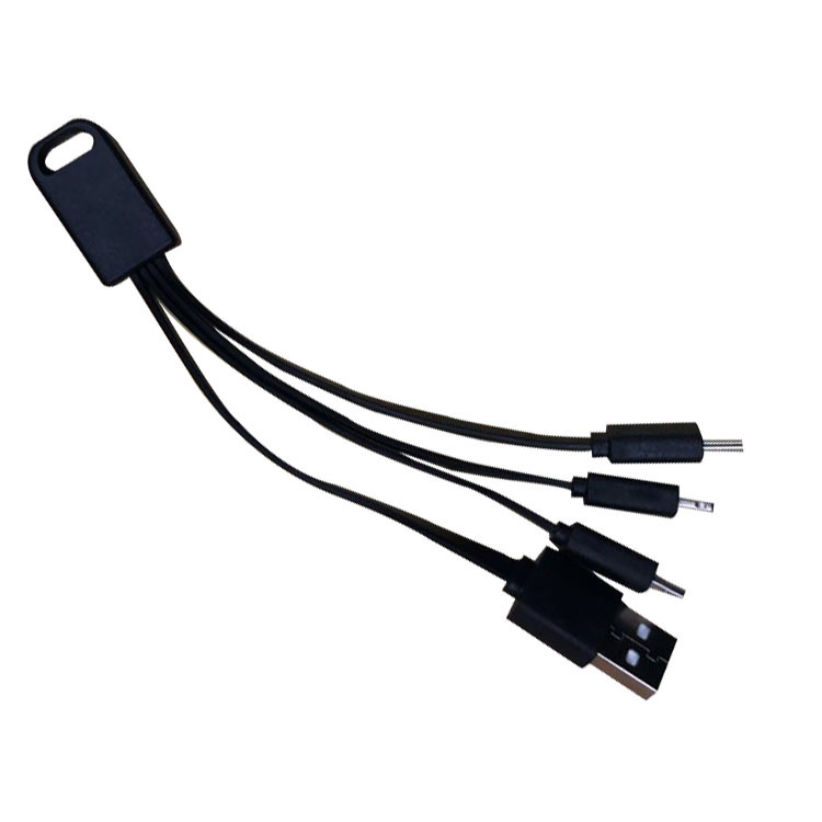 数据线三合一一拖三快充手机充电头冲多头插头适用于苹果安卓车载